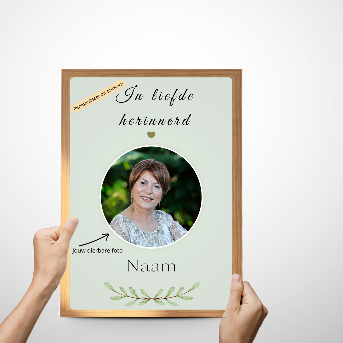 blijvende herinnering overlijden gepersonaliseerd