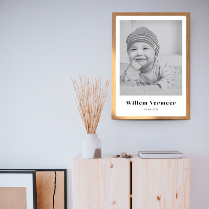 gepersonaliseerde geboorte fotolijst