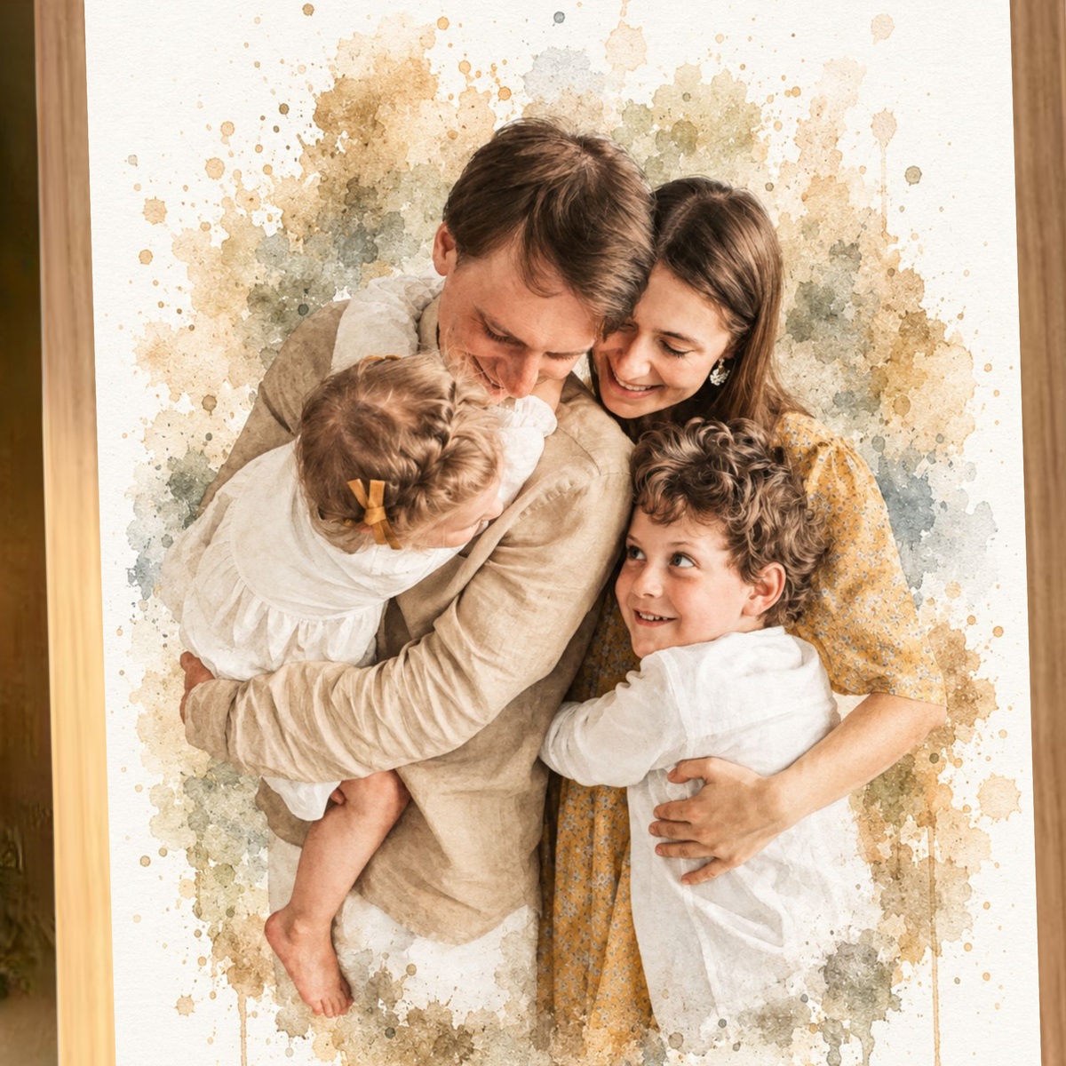 gepersonaliseerde gezin poster