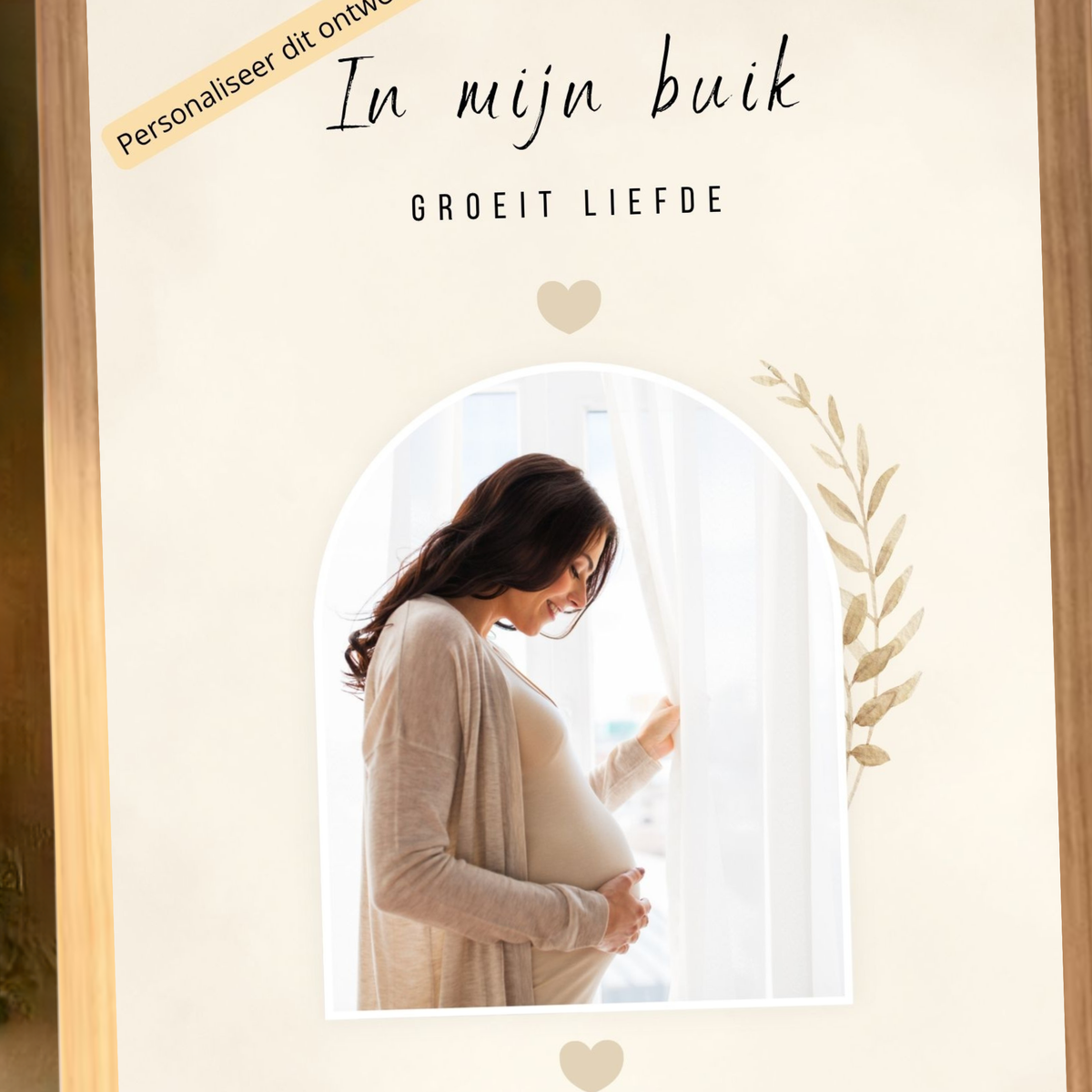 gepersonaliseerd cadeau aanstaande moeder