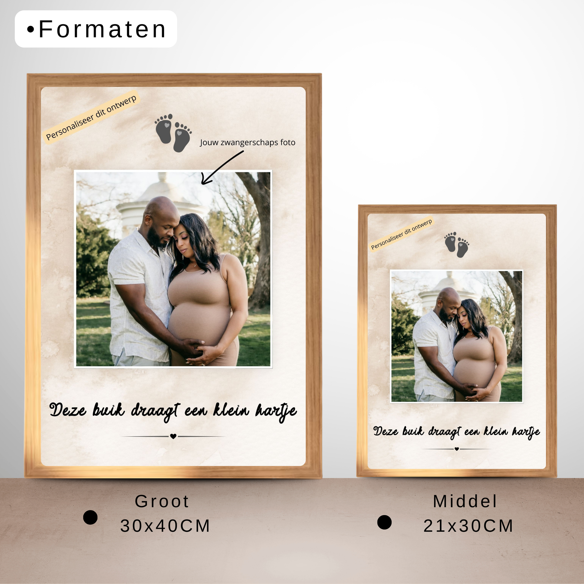 fotolijst voor aanstaande ouders