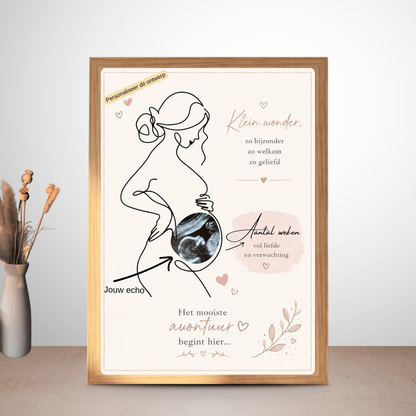 cadeau voor aanstaande ouders met echo