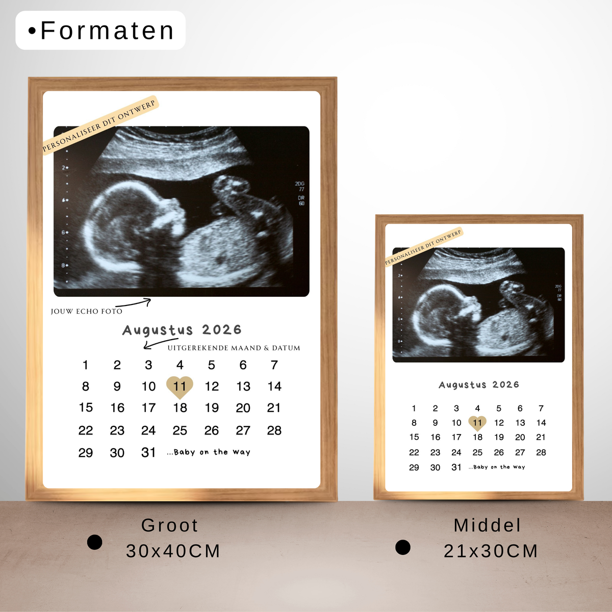 echo kalender fotolijst