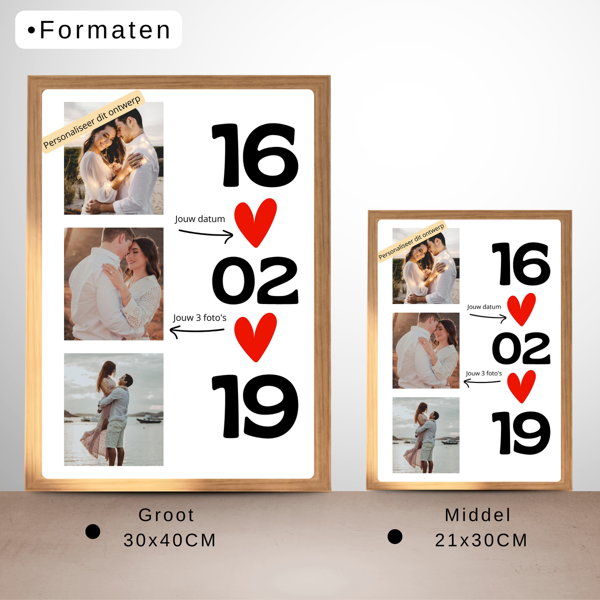 jubileum cadeau met foto's