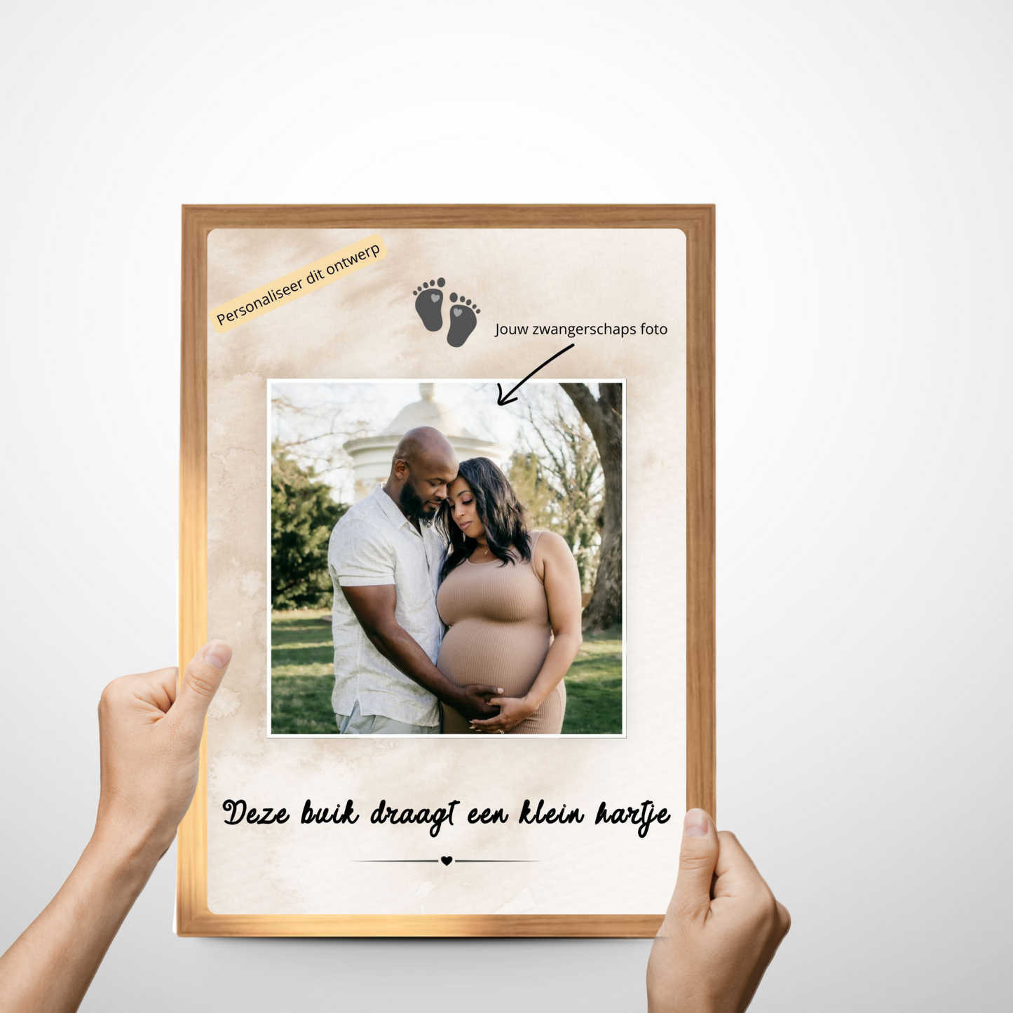 Cadeau voor aanstaande ouders gepersonaliseerd