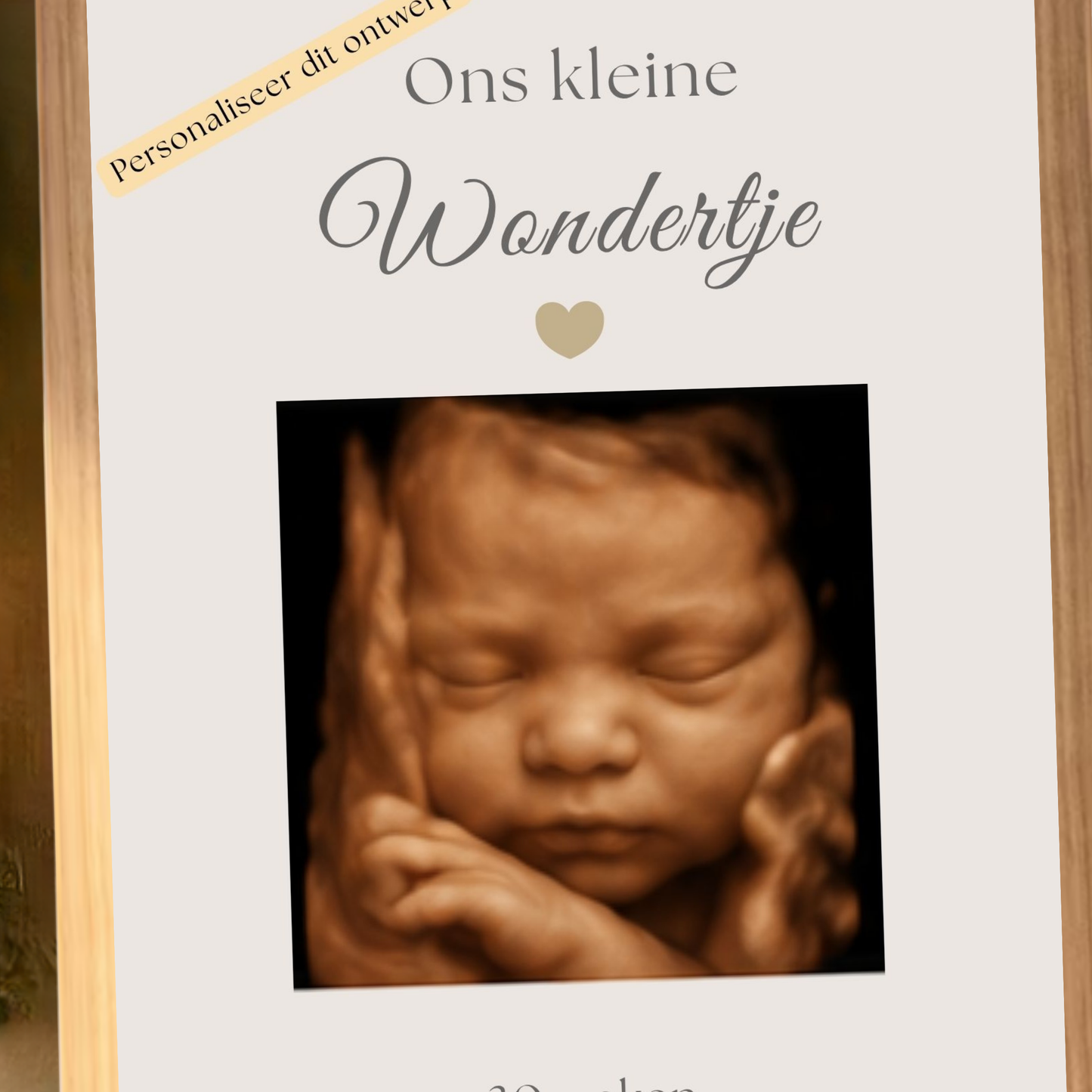 gepersonaliseerde echo fotolijst